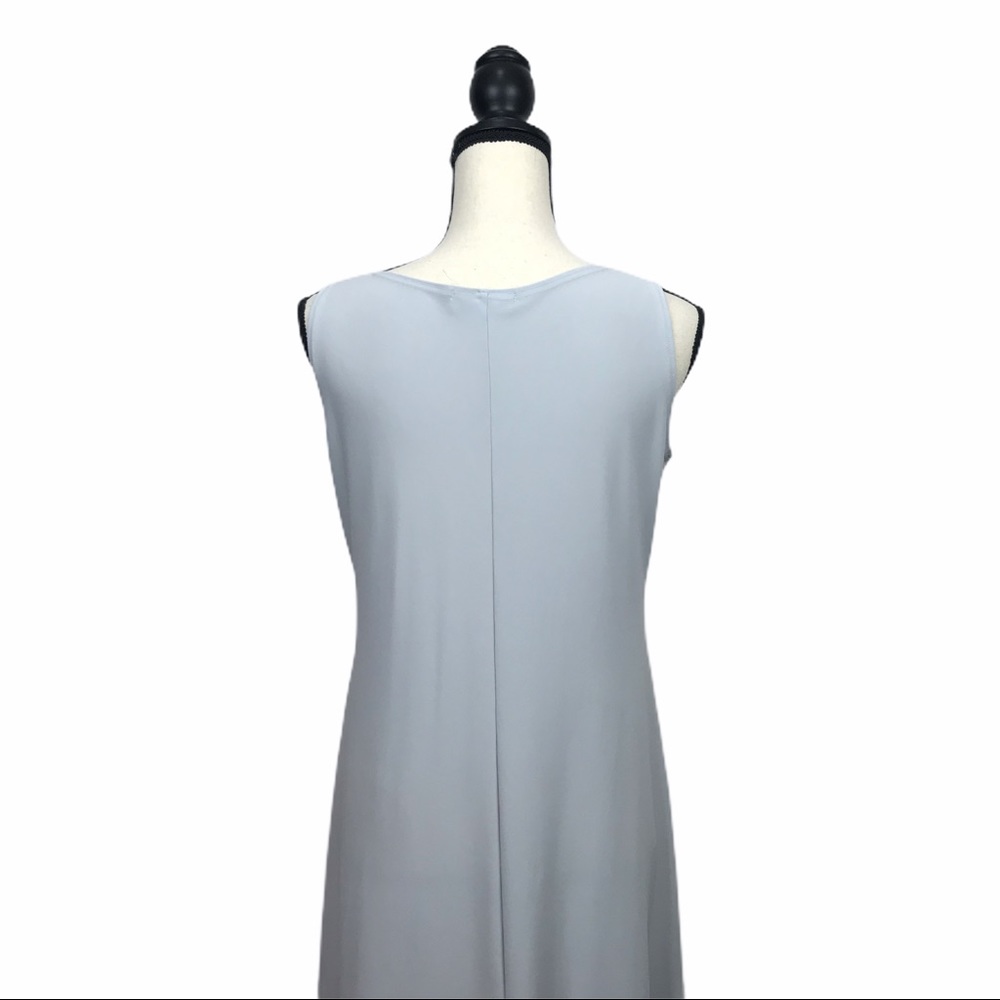 SYMPLI Dress {8} Light Gray Neutral Sleeveless Minimalist Travel - Picture 4 of 8